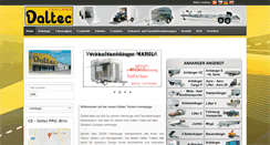Desktop Screenshot of daltectrailers.com